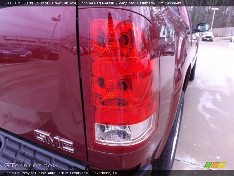 Sonoma Red Metallic / Very Dark Cashmere/Light Cashmere 2013 GMC Sierra 1500 SLE Crew Cab 4x4