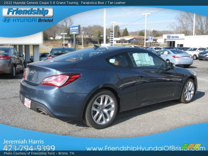 Parabolica Blue / Tan Leather 2013 Hyundai Genesis Coupe 3.8 Grand Touring