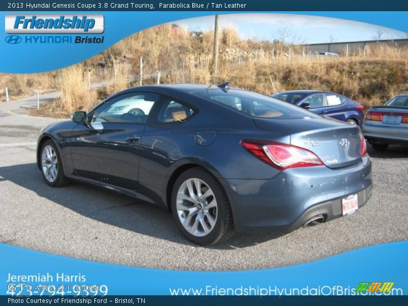 Parabolica Blue / Tan Leather 2013 Hyundai Genesis Coupe 3.8 Grand Touring