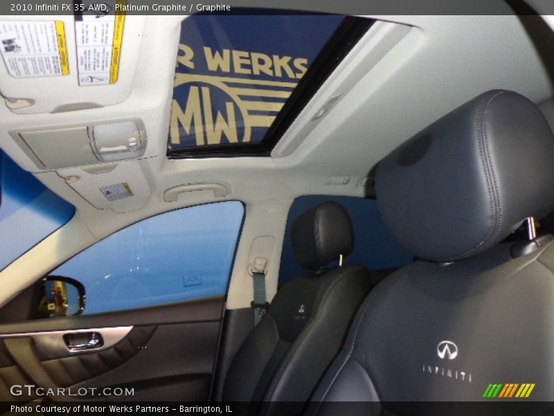 Platinum Graphite / Graphite 2010 Infiniti FX 35 AWD