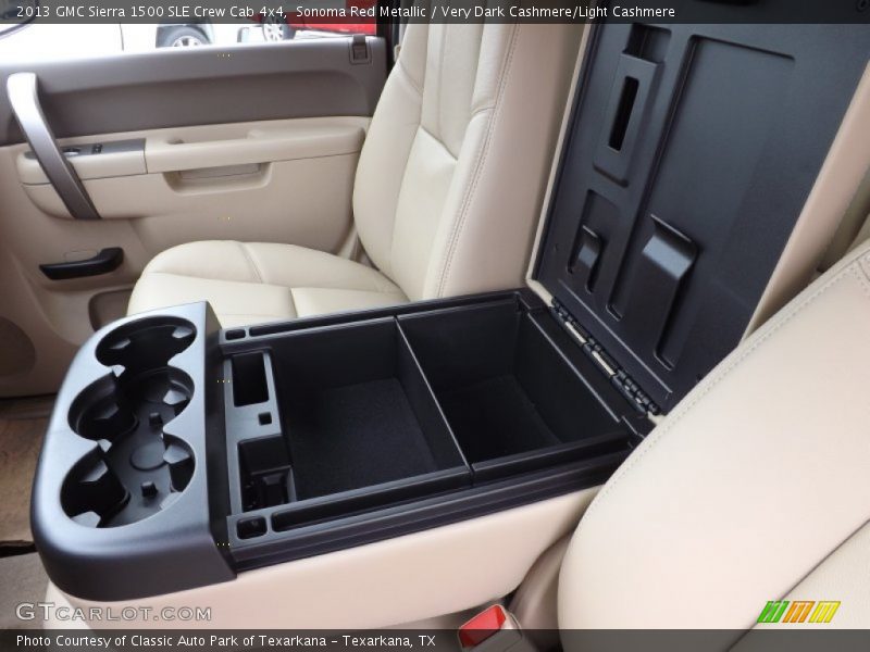 Sonoma Red Metallic / Very Dark Cashmere/Light Cashmere 2013 GMC Sierra 1500 SLE Crew Cab 4x4
