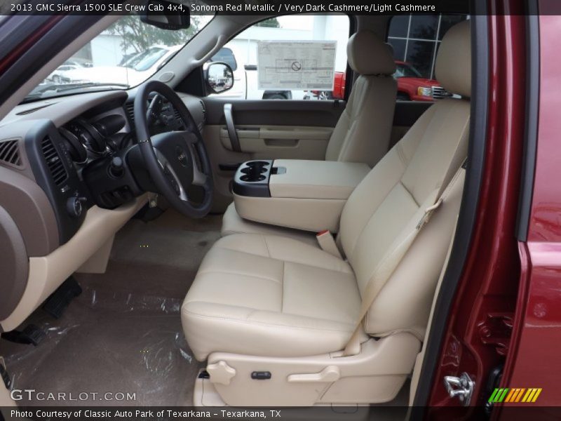  2013 Sierra 1500 SLE Crew Cab 4x4 Very Dark Cashmere/Light Cashmere Interior