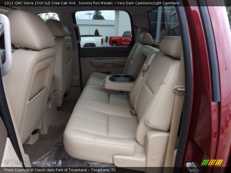Rear Seat of 2013 Sierra 1500 SLE Crew Cab 4x4