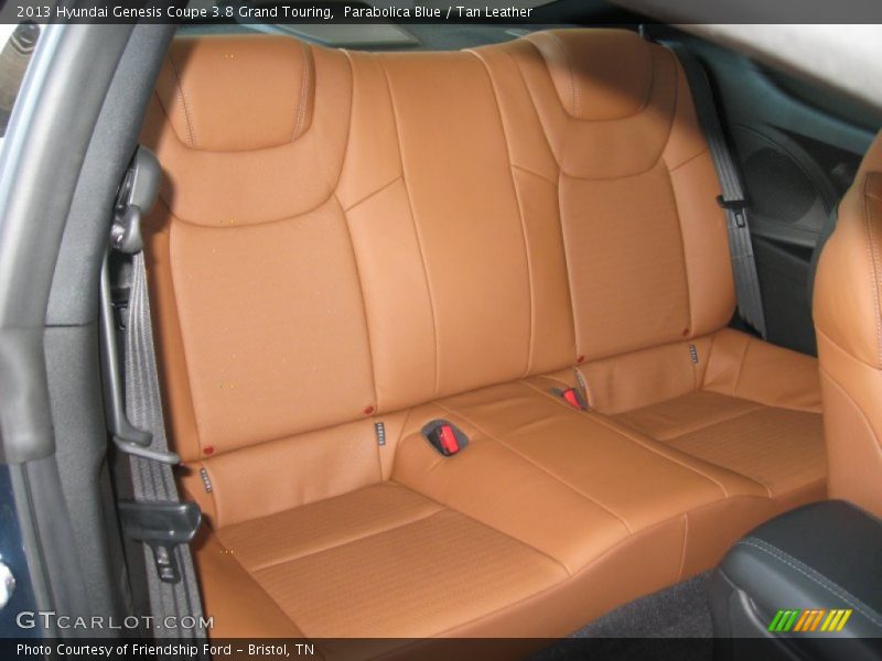 Rear Seat of 2013 Genesis Coupe 3.8 Grand Touring