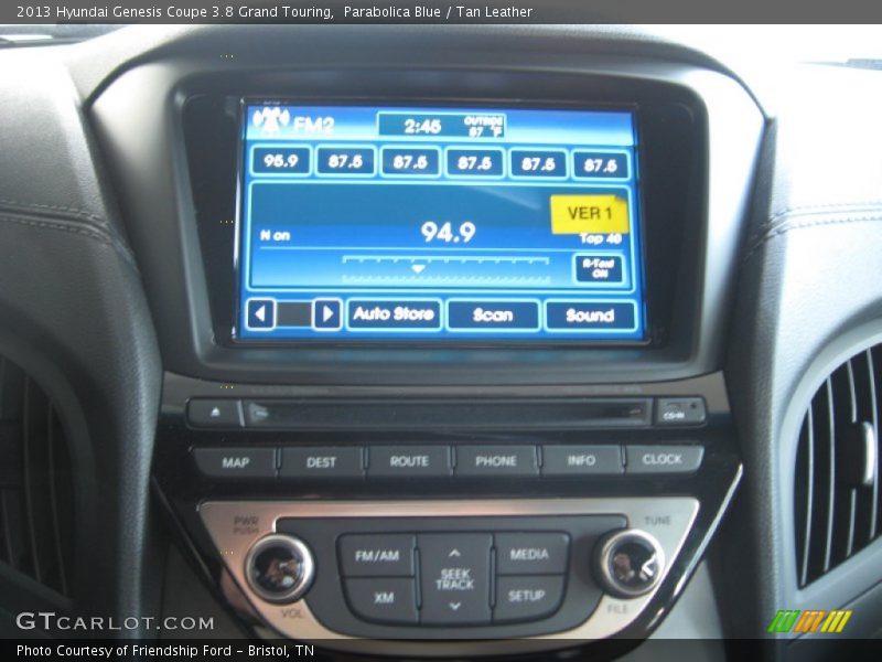 Audio System of 2013 Genesis Coupe 3.8 Grand Touring