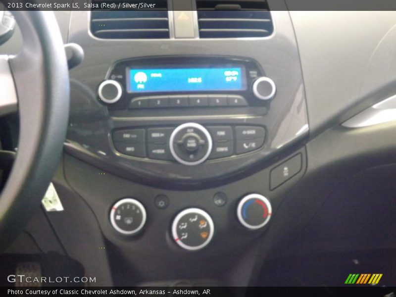 Salsa (Red) / Silver/Silver 2013 Chevrolet Spark LS