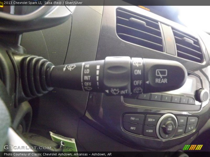 Salsa (Red) / Silver/Silver 2013 Chevrolet Spark LS