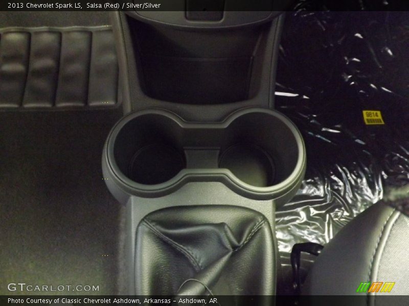 Salsa (Red) / Silver/Silver 2013 Chevrolet Spark LS