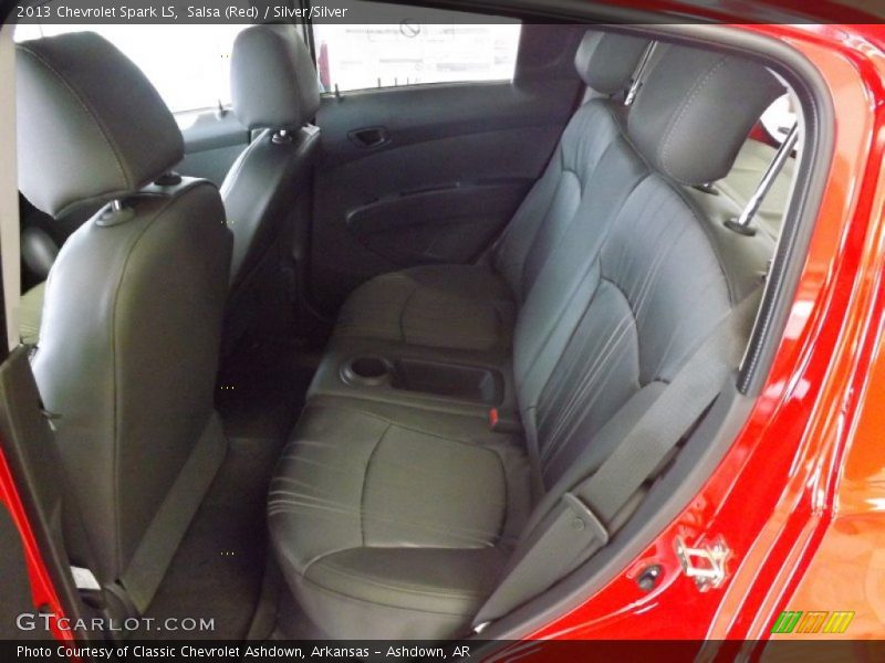 Salsa (Red) / Silver/Silver 2013 Chevrolet Spark LS