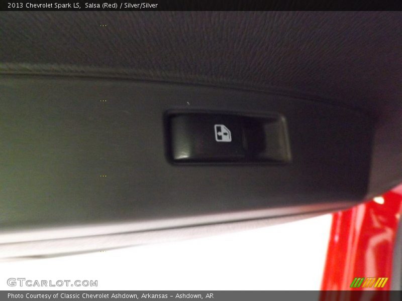 Salsa (Red) / Silver/Silver 2013 Chevrolet Spark LS