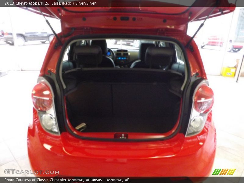 Salsa (Red) / Silver/Silver 2013 Chevrolet Spark LS