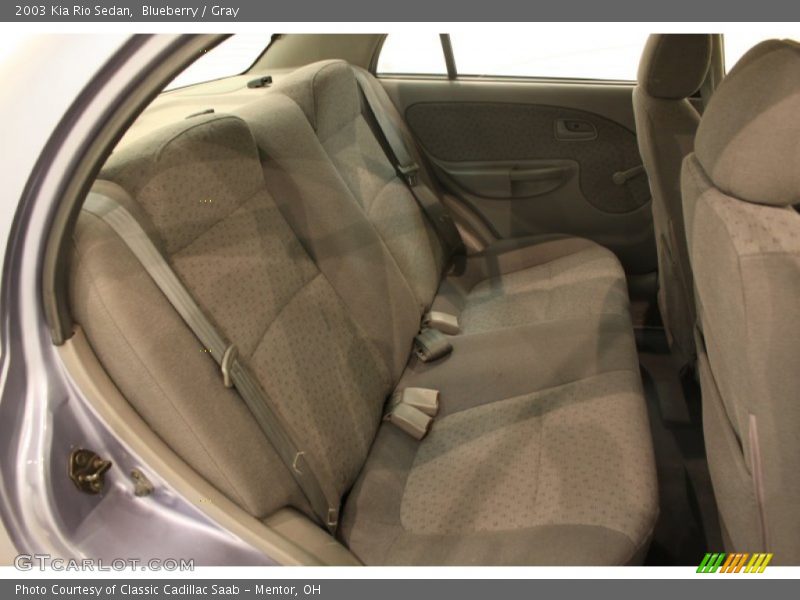 Blueberry / Gray 2003 Kia Rio Sedan