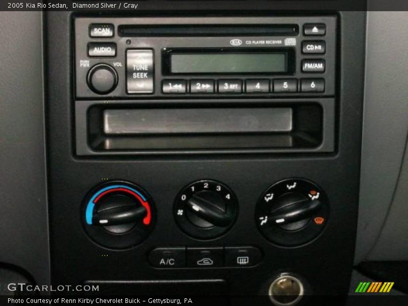 Diamond Silver / Gray 2005 Kia Rio Sedan