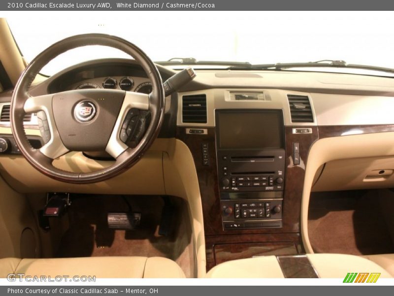 White Diamond / Cashmere/Cocoa 2010 Cadillac Escalade Luxury AWD