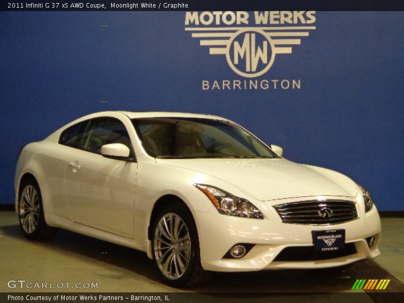 Moonlight White / Graphite 2011 Infiniti G 37 xS AWD Coupe