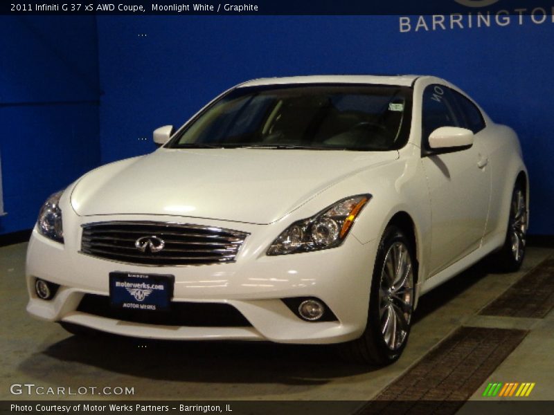 Moonlight White / Graphite 2011 Infiniti G 37 xS AWD Coupe