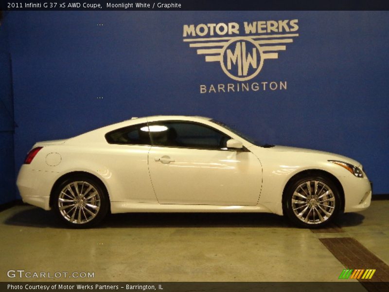 Moonlight White / Graphite 2011 Infiniti G 37 xS AWD Coupe