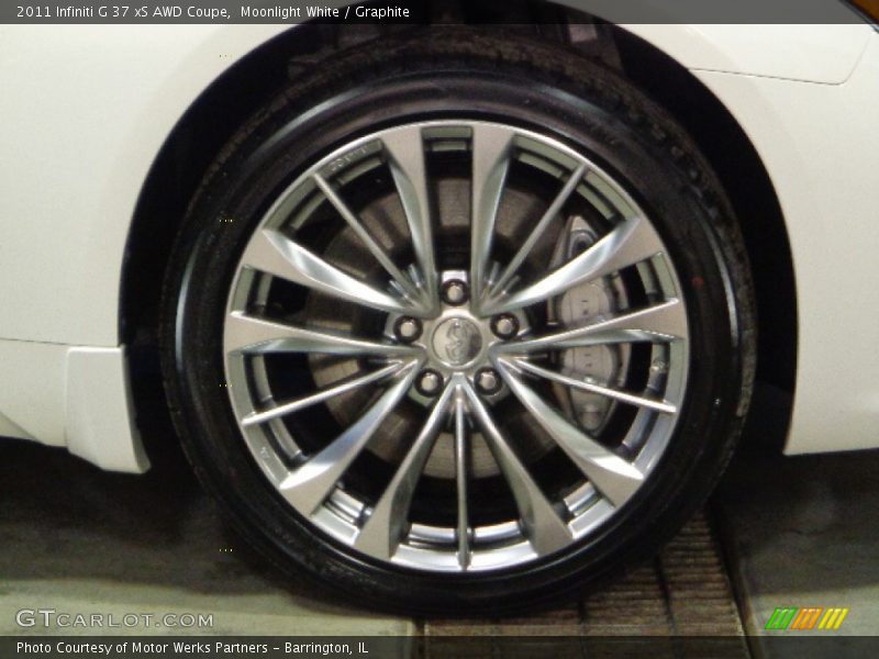 Moonlight White / Graphite 2011 Infiniti G 37 xS AWD Coupe