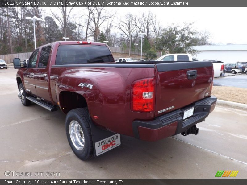 Sonoma Red Metallic / Cocoa/Light Cashmere 2013 GMC Sierra 3500HD Denali Crew Cab 4x4 Dually