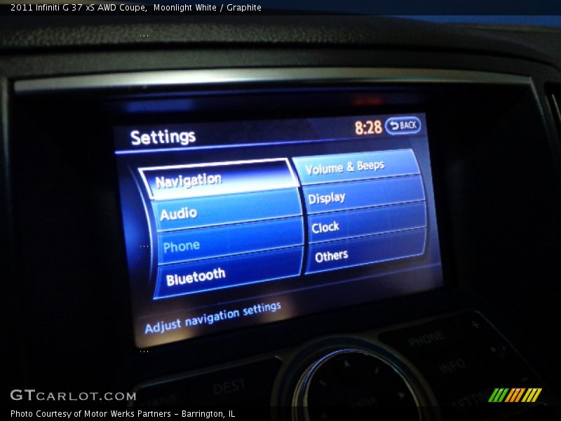 Moonlight White / Graphite 2011 Infiniti G 37 xS AWD Coupe