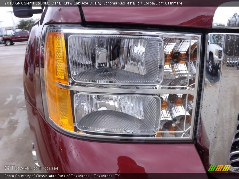 Sonoma Red Metallic / Cocoa/Light Cashmere 2013 GMC Sierra 3500HD Denali Crew Cab 4x4 Dually