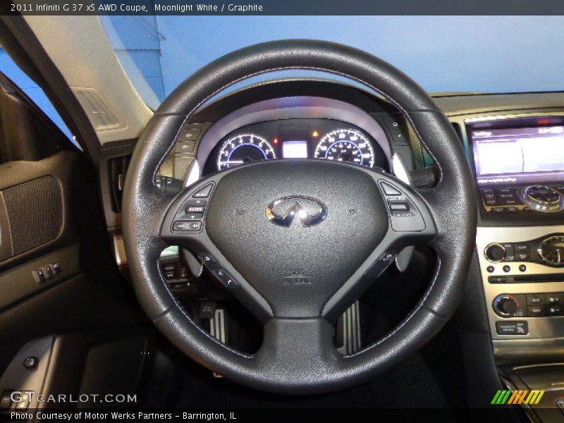 Moonlight White / Graphite 2011 Infiniti G 37 xS AWD Coupe