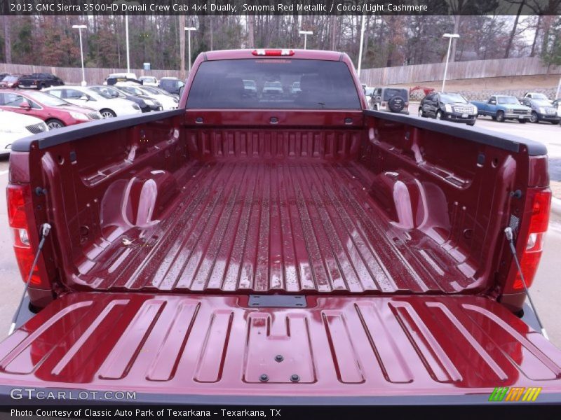 Sonoma Red Metallic / Cocoa/Light Cashmere 2013 GMC Sierra 3500HD Denali Crew Cab 4x4 Dually