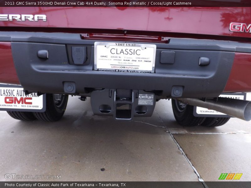 Sonoma Red Metallic / Cocoa/Light Cashmere 2013 GMC Sierra 3500HD Denali Crew Cab 4x4 Dually