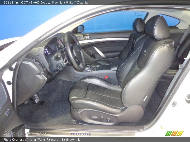 Moonlight White / Graphite 2011 Infiniti G 37 xS AWD Coupe
