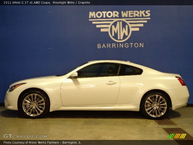 Moonlight White / Graphite 2011 Infiniti G 37 xS AWD Coupe
