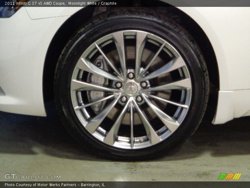 Moonlight White / Graphite 2011 Infiniti G 37 xS AWD Coupe