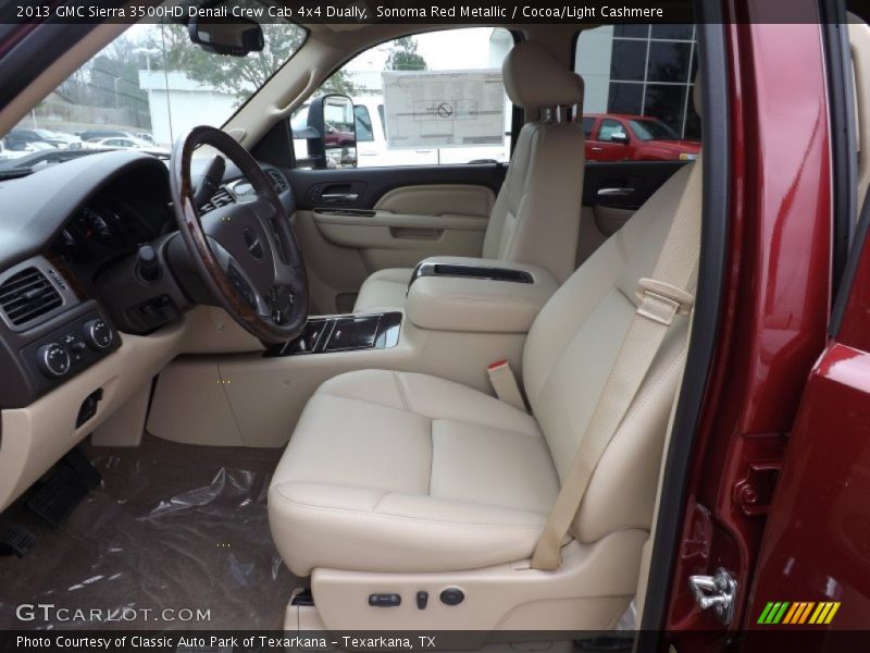 Sonoma Red Metallic / Cocoa/Light Cashmere 2013 GMC Sierra 3500HD Denali Crew Cab 4x4 Dually