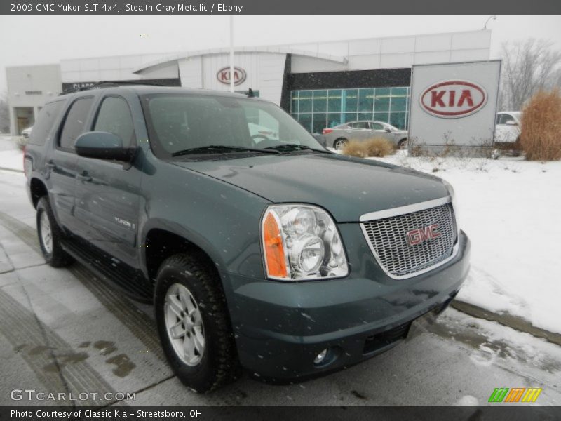 Stealth Gray Metallic / Ebony 2009 GMC Yukon SLT 4x4