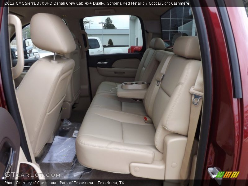 Sonoma Red Metallic / Cocoa/Light Cashmere 2013 GMC Sierra 3500HD Denali Crew Cab 4x4 Dually