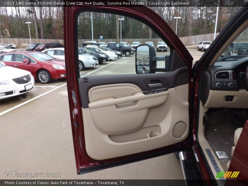 Sonoma Red Metallic / Cocoa/Light Cashmere 2013 GMC Sierra 3500HD Denali Crew Cab 4x4 Dually