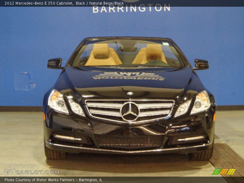 Black / Natural Beige/Black 2012 Mercedes-Benz E 350 Cabriolet