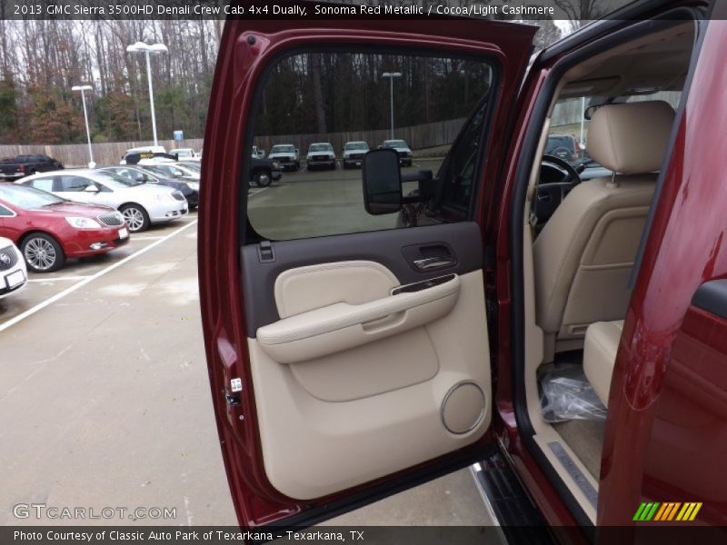 Sonoma Red Metallic / Cocoa/Light Cashmere 2013 GMC Sierra 3500HD Denali Crew Cab 4x4 Dually