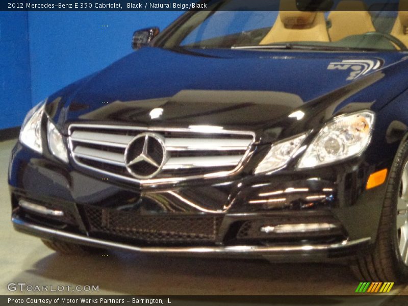 Black / Natural Beige/Black 2012 Mercedes-Benz E 350 Cabriolet