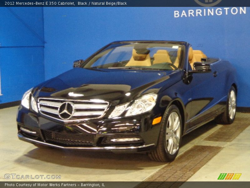 Black / Natural Beige/Black 2012 Mercedes-Benz E 350 Cabriolet