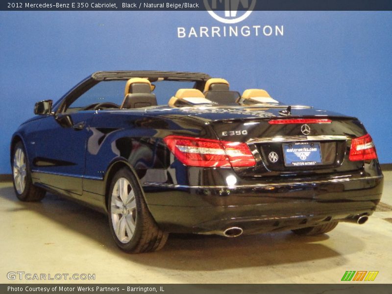 Black / Natural Beige/Black 2012 Mercedes-Benz E 350 Cabriolet