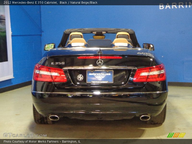 Black / Natural Beige/Black 2012 Mercedes-Benz E 350 Cabriolet