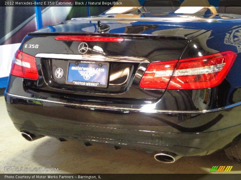 Black / Natural Beige/Black 2012 Mercedes-Benz E 350 Cabriolet