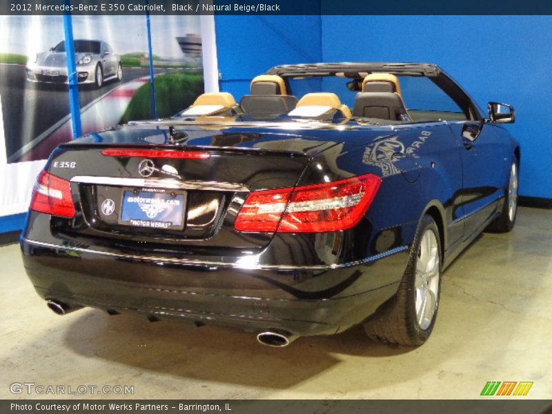 Black / Natural Beige/Black 2012 Mercedes-Benz E 350 Cabriolet