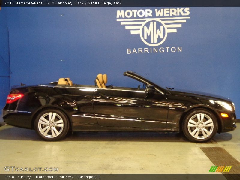 Black / Natural Beige/Black 2012 Mercedes-Benz E 350 Cabriolet