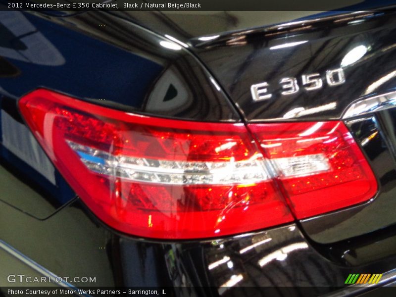Black / Natural Beige/Black 2012 Mercedes-Benz E 350 Cabriolet