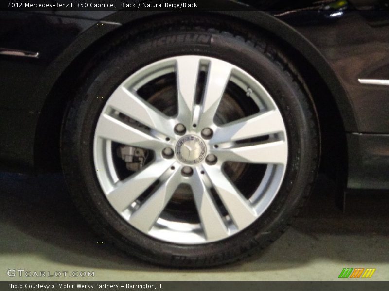Black / Natural Beige/Black 2012 Mercedes-Benz E 350 Cabriolet