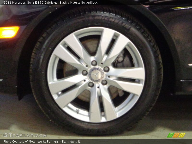 Black / Natural Beige/Black 2012 Mercedes-Benz E 350 Cabriolet