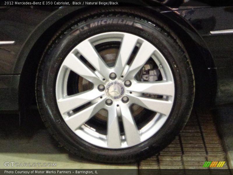 Black / Natural Beige/Black 2012 Mercedes-Benz E 350 Cabriolet