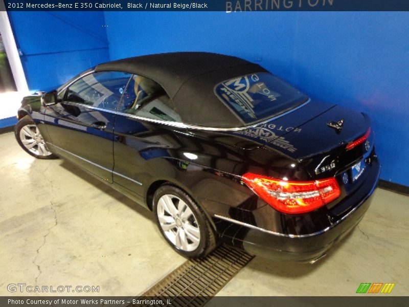 Black / Natural Beige/Black 2012 Mercedes-Benz E 350 Cabriolet