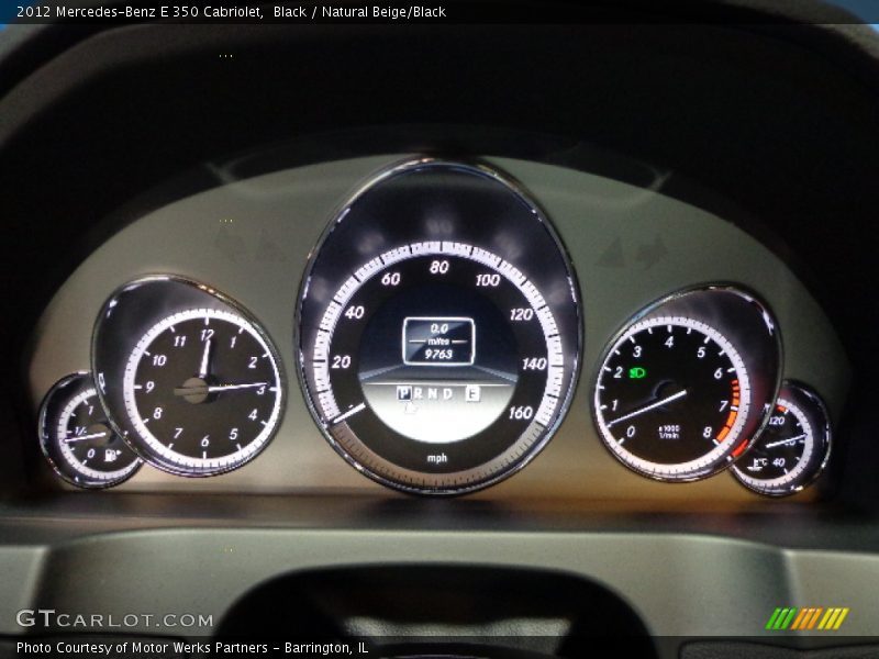 Black / Natural Beige/Black 2012 Mercedes-Benz E 350 Cabriolet